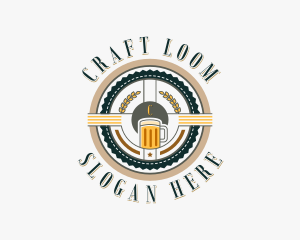 Craft Beer Brewery logo design