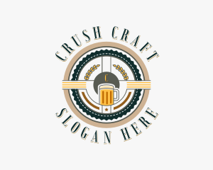 Craft Beer Brewery logo design