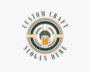 Craft Beer Brewery logo design