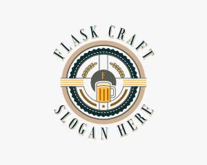 Craft Beer Brewery logo design