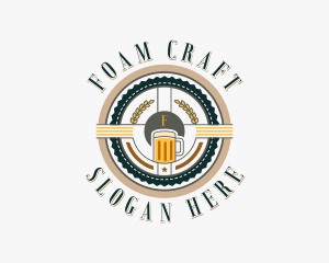 Craft Beer Brewery logo design