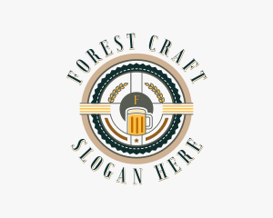 Craft Beer Brewery logo design