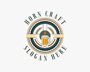 Craft Beer Brewery logo design