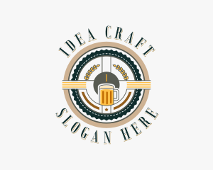 Craft Beer Brewery logo design