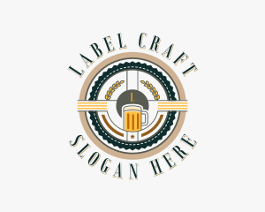 Craft Beer Brewery logo design