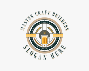 Craft Beer Brewery logo design