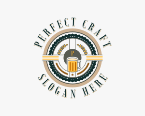 Craft Beer Brewery logo design