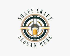 Craft Beer Brewery logo design