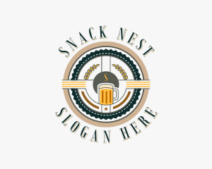 Craft Beer Brewery logo design