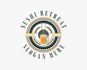 Craft Beer Brewery logo design