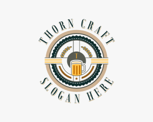 Craft Beer Brewery logo design