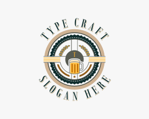 Craft Beer Brewery logo design