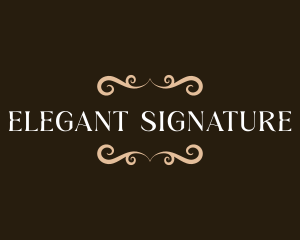 Elegant Ornament Business logo design