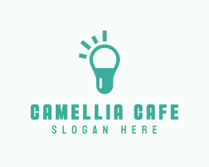 Capsule Light Bulb logo design