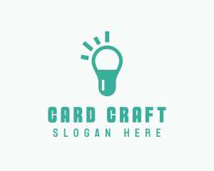 Capsule Light Bulb logo design