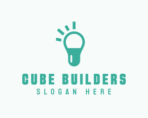 Capsule Light Bulb logo design