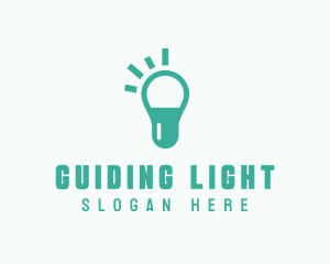 Capsule Light Bulb logo design