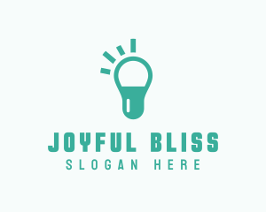 Capsule Light Bulb logo design