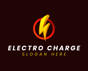 Flash Lightning Energy logo design