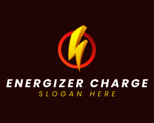 Flash Lightning Energy logo design