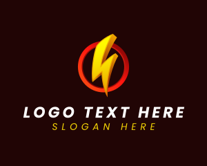 Flash - Flash Lightning Energy logo design