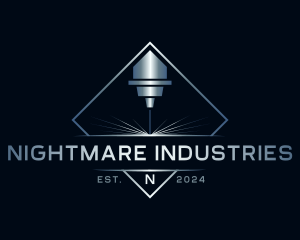 Laser Industrial Metalwork logo design