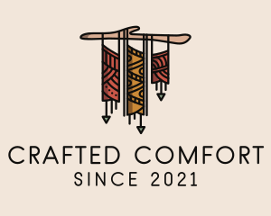 Decorative Native Macrame  logo design