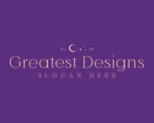 Astrology Moon Star logo design