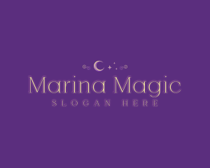 Astrology Moon Star logo design