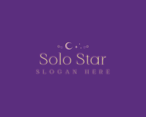 Astrology Moon Star logo design