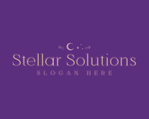 Astrology Moon Star logo design