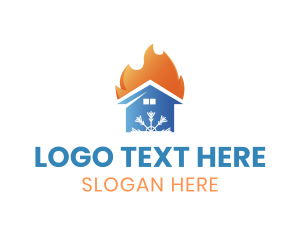 Snowflake Flame House logo