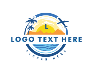 Beach Travel Vacation logo