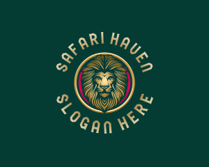 Wild Lion Safari logo design