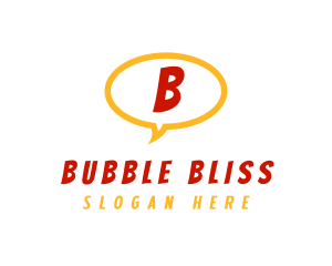 Comic Speech Bubble logo