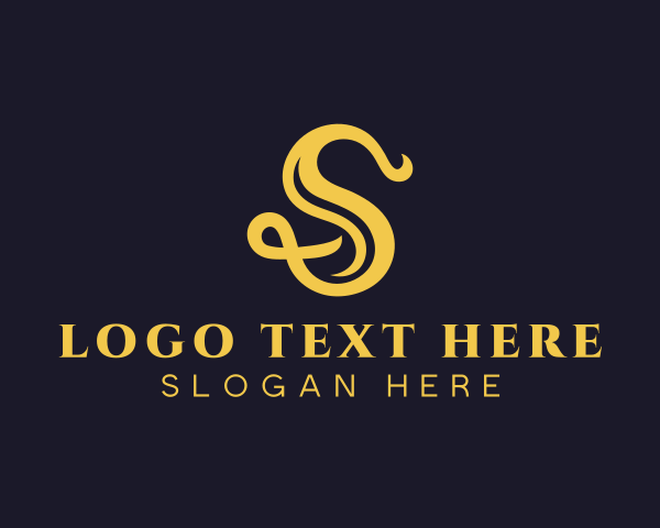 Ribbon logo example 3