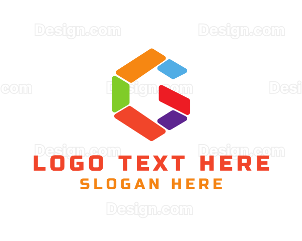 Colorful G Shape Logo