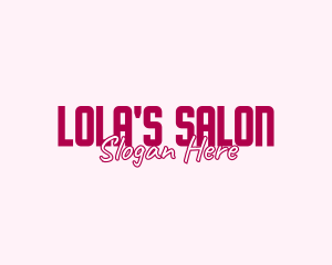 Elegant Feminine Salon logo design