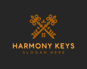 Accommodation Realty Key logo design