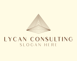 Investment Agency Pyramid logo design