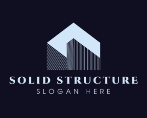 High Rise Building Structure logo design