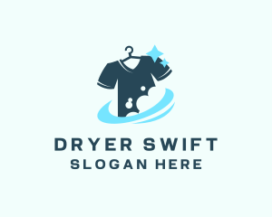 Shirt Laundry Cleaning logo