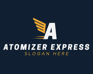 Express Wings Cargo Logistics logo design