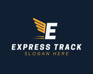 Express Wings Cargo Logistics logo design