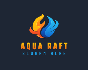 Industrial Fire Water logo design