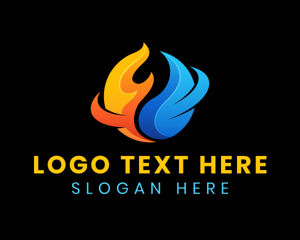 Warm logo example 4