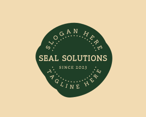 Elegant Wax Seal Stamp logo