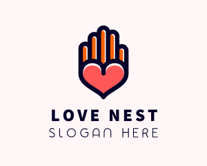 Heart Love Community logo design