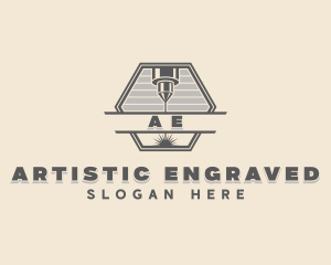 Industrial Engraving Laser logo design