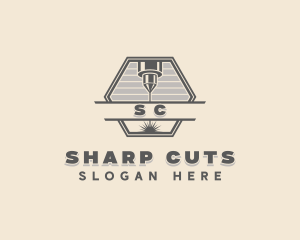 Industrial Engraving Laser logo design